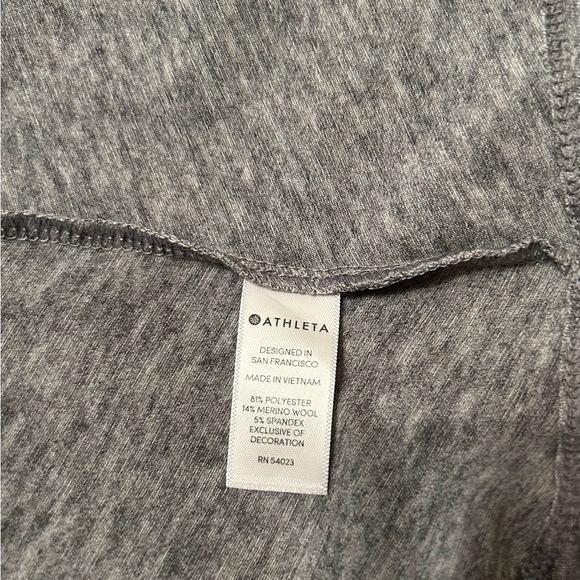 Athleta Industry Turtleneck Dress Size Large Heather Gray NWT - Picture 10 of 12